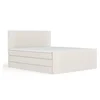 Bež boxspring postelja s prostorom za shranjevanje 160x200 cm Bergamo – Maison de Reve