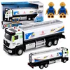 Tovornjak cisterna LEAN TOYS Kovinski, modro-bela 1:40