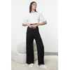 Trendyol Black Viscose Knitted Pajama Bottoms