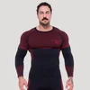GymBeam OG1 Seamless Longsleeve Black/Red XL