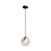 Luster na sajli LATIL 1xE27/60W/230V crna