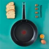 Ponev z nelepljivim premazom COOK EAT B9220604, 28 cm, nerjaveče jeklo, Tefal