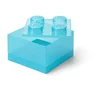 Lego kutija za odlaganje sa poklopcem (4): Svetlucavo svetlo plava ( 40090802 )