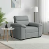 Sofa fotelja svijetlosiva 100x81x84 cm tkanina