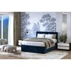 Boxspring Krevet Nikol 180/200 cm , tamnoplava