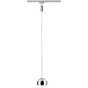 Paulmann URail Capsule II LED obesek v kromu - Dnevna soba / jedilnica - Sodobni - mat krom, krom, bela - Kovina