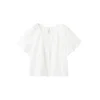 MANGO Bluza BROTES naravno bela