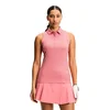 Ženska majica J.Lindeberg Dena Print Sleeveless Polo Bridge Stack Rose L