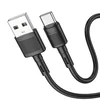 Hoco Kabel USB A na USB C Hoco 3A, 1 m, X83, črn