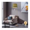 BRILAGI - LED Podna lampa CERIA 1xE27/60W/230V + LED/2,1W matni hrom/zelena