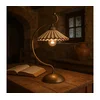 ONLI - Stona lampa ROSINA 1xE14/6W/230V bronzana