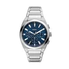 Ročna ura Fossil Everett Chronograph FS6104 Srebrna