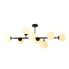 Luster na šipci DORADO 8xE14/40W/230V crna