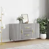 Vidaxl Komoda siva sonoma 100x36x60 cm konstruiran les
