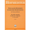 TWO LIITLE CONCERTOS BY RUSSIAN COMPOSERS