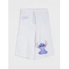 Sinsay - Oversize bermuda šorts Stitch - krem