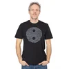 Life-Tree Majica Organic Fairwear Shirt Men Black YinYang črna