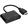 FAST ASIA Adapter konvertor HDMI na HDMI+VGA+MICRO+AUDIO