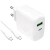 PROMATE PURO USB-C USB-A STENSKI POLNILEC ZA PRENOSNIK, TELEFON, TABLIČNI RAČUNALNIK, MOČ 45 W, (5000257385)