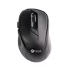 C-TECH Miška WLM-02/Ergonomska/optična/desnoročna/1 600 DPI/Wireless USB/črna