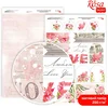 Papirji za scrapbooking Love Mood A4 - No. 8