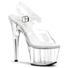 Pleaser Adore-708 Clr/Clr 37