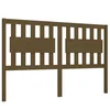 Vidaxl Posteljno vzglavje medeno rjavo 155,5x4x100 cm trdna borovina