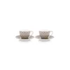 Pip Studio komplet skodelic s podstavkom iz porcelana 120 ml