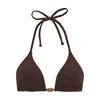 LASCANA Bikini zgornji del  rjava / temno rjava