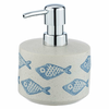 Modro-bel dozirnik za milo Wenko Aquamarin, 475 ml