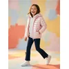 Sinsay - Kvitovana puffer jakna sa kapuljačom - pastelno roze