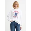 Bombažen pulover Levis GRAPHIC HERITAGE CREW