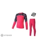 Sensor Merino Impress otroški komplet, magenta/floral (150)
