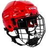 Hokejska čelada CCM Tacks 70 Combo Red Senior S