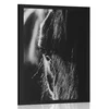 Plakat veličastni konj v črnobeli varianti - 40x60 white