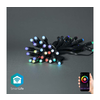 Nedis WIFILP01C48 - LED RGB božićni niz za spoljašnju upotrebu 48xLED 13,8m IP65 Wi-Fi Tuya