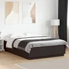 Okvir kreveta s LED svjetlima crni 150 x 200 cm drveni