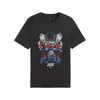 PUMA Fanpack 90s Bespoke Relaxed Tee Men, Football, Black/Red, S