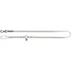 Trixie CityStyle povodac za pse 1 m / 20 mm svetlo sivi PVC S-M