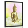Plakat harmonija budizma - 30x45 black