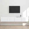 vidaXL TV stenska omara 2 pcs Bela 60 x 31 x 29.5 cm Konstruiran les