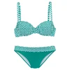 JETTE Bikini  siva / bela