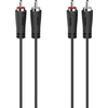HAMA Hama 00205258 cinch avdio priključni kabel [2x moški cinch konektor - 2x moški cinch konektor] 3 m črna, (20431402)