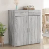 Komoda siva boja hrasta 80x42,5x93 cm od konstruiranog drva