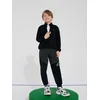 Sinsay - Flis pantalone Active - tamno siva