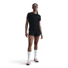Nike W NK TEMPO DF SS TOP, ženska majica za trčanje, crna HQ0648