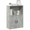 Regal za knjige boja betona 60x24x85 cm konstruirano drvo