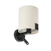 FARO 20053 - LED zidna lampa NILA 1xE27/15W/230V + LED/3W krem/crna