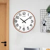 Compas Zidni sat C6439, 41 cm, Braon