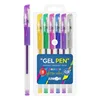 Gel pisalo - set 6 JUNIOR, Glitter